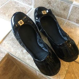 Tory Burch flats, never worn.  Size 8